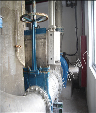  明杆刀闸阀应用现场 