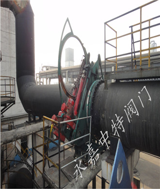  盲板阀应用现场 