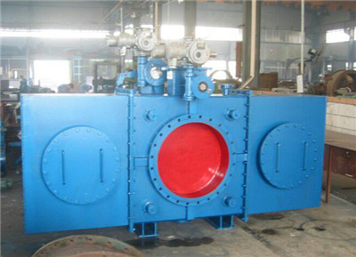 封闭式插板阀实物图片