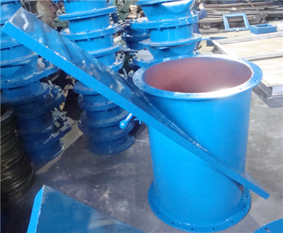 密闭式斜插板阀实物图片