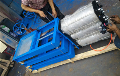 气动插板阀实物图片