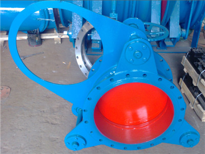 手动盲板阀实物图片