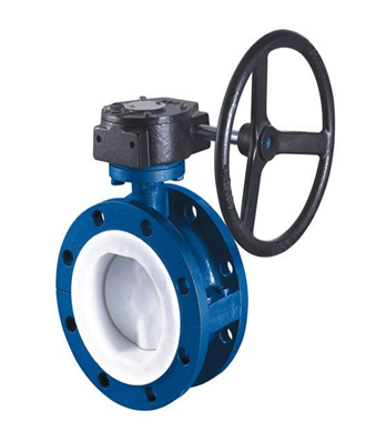  D343F三偏心法兰衬氟蝶阀 