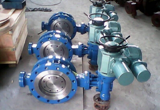 DN400电动法兰硬密封蝶阀