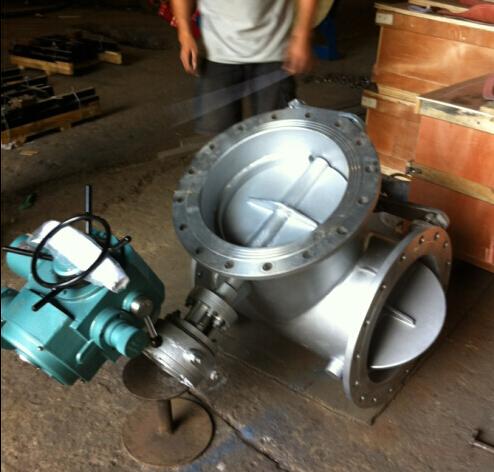 电动煤气三通切换阀