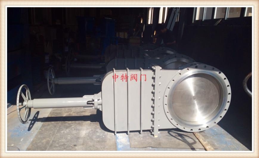 DN750手动暗杆刀型闸阀