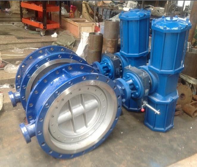 气动法兰硬密封蝶阀