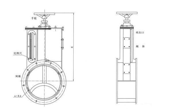 升降式比例阀结构小样图