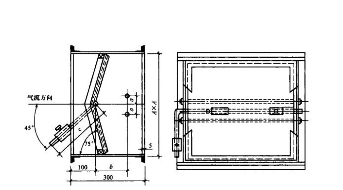方形风管止回阀
