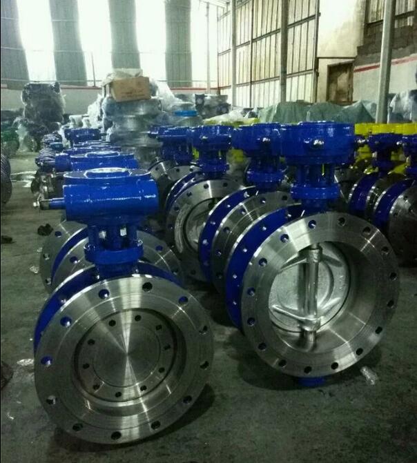 法兰金属硬密封蝶阀