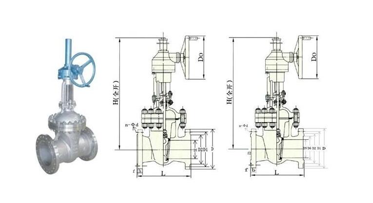 Z540H闪齿轮传动闸阀