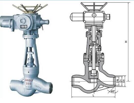 J961Y焊接式电动截止阀