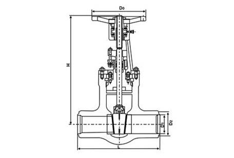 Z60Y高温高压焊接闸阀