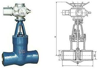 Z961Y电动焊接闸阀
