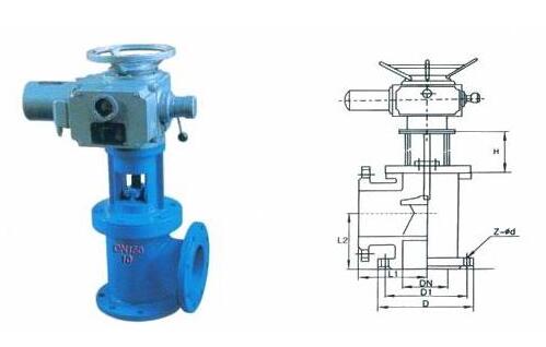 电动角式排泥阀
