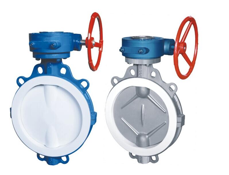 三偏心法兰衬氟蝶阀