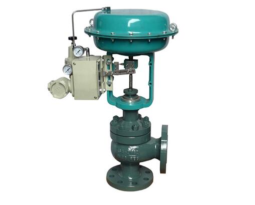 气动快装角形调节阀