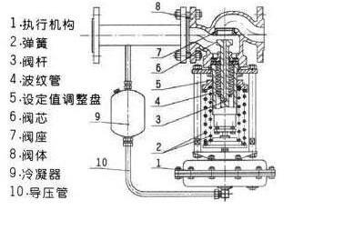 高温硝酸专用自力式调节阀