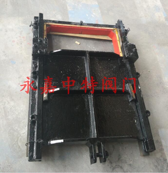 铸铁镶铜方闸门密封面