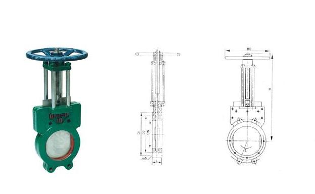 浆液阀结构尺寸