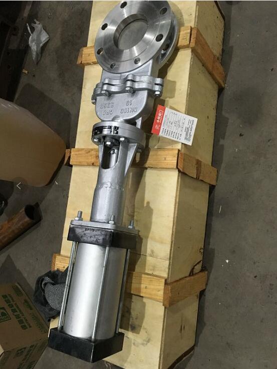 气动暗杆刀型闸阀