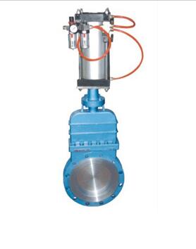 气动带盖刀型闸阀