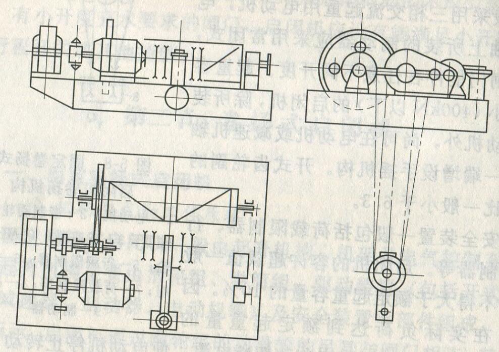 单吊点固定卷扬式启闭机